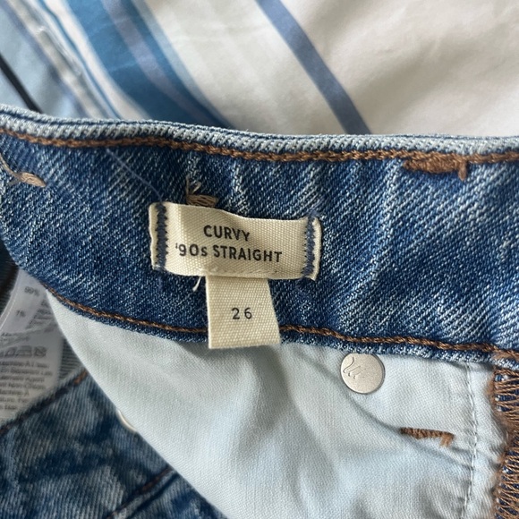 NWT Madewell The Curvy ‘90’s Straight Jean Size 26 - Picture 7 of 11